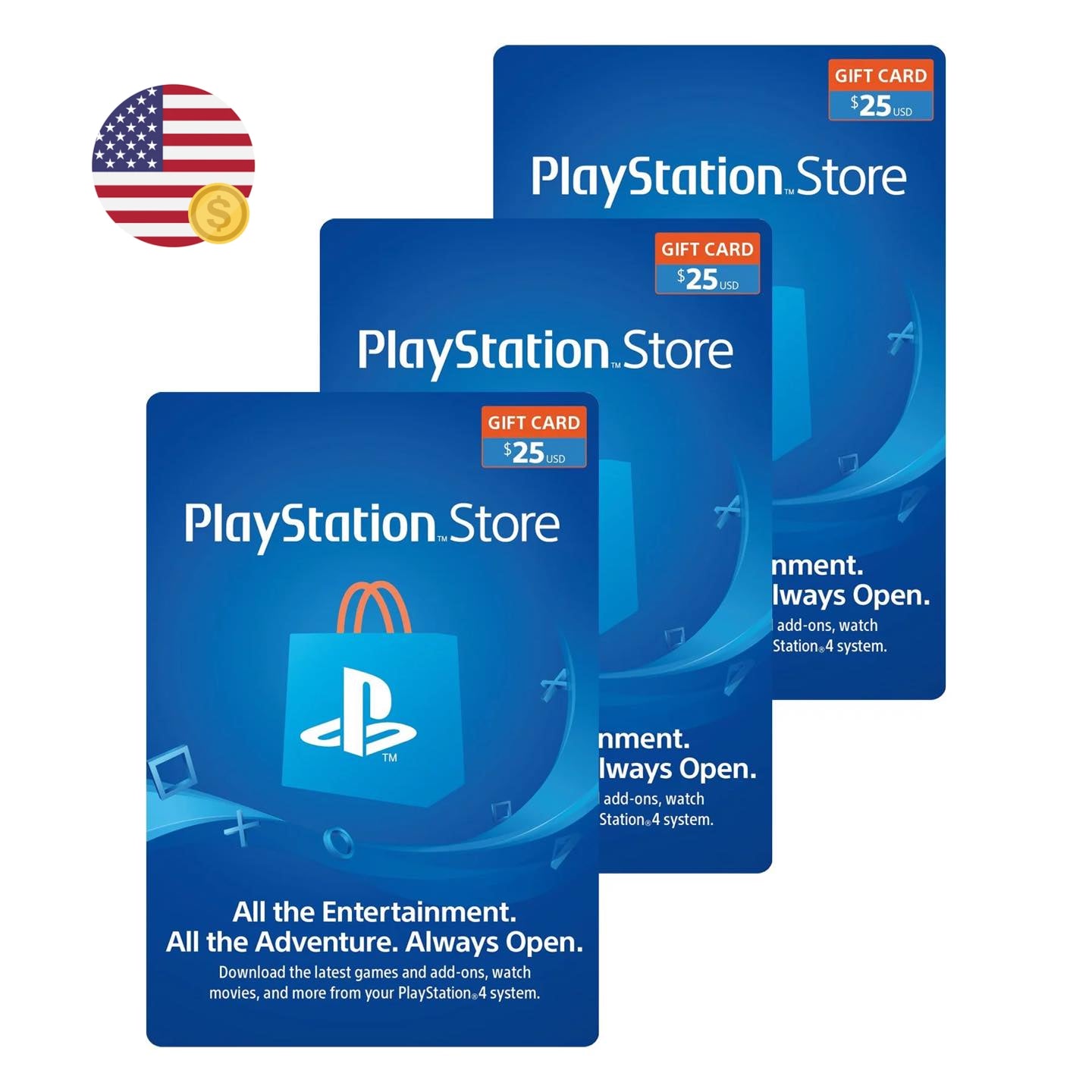 PlayStation Gift Card US (poklon kartica)