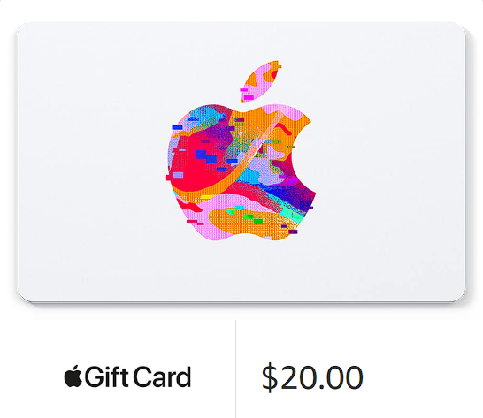 iTunes Gift Card 20$